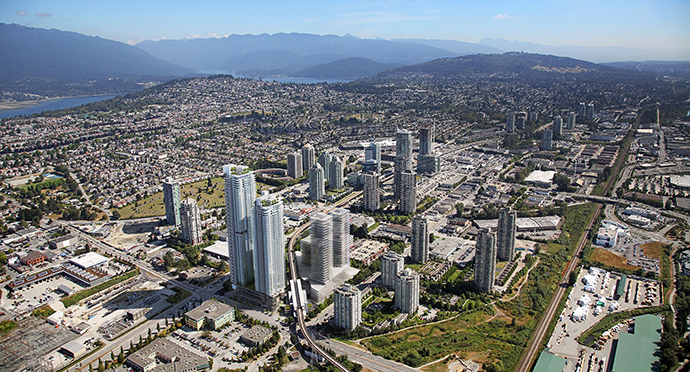 Brentwood condos in Burnaby BC.