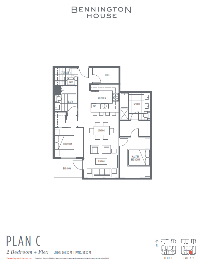 Bennington House floorplan.