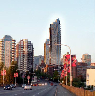 Proposed Burrard Gateway Vancouver redevelopment proposed.