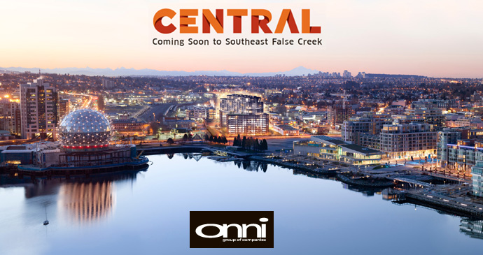 Southeast False Creek Central Vancouver condos for sale.
