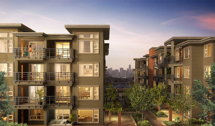 Beautiful North Shore condos for sale at District Crossing by Qualex Landmark and Marcon.
