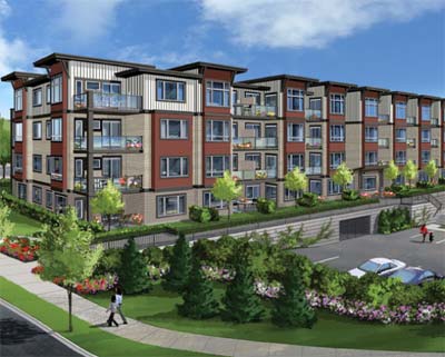The craftsman boutique Edgebrook Abbotsford condos for sale are brought to the market by Amacon Homes development builder.