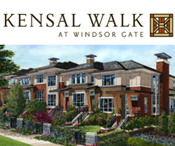 The new Coquitlam Kensal Walk Townhomes are located in the master planned Polygon real estate development of Windsor Gate.