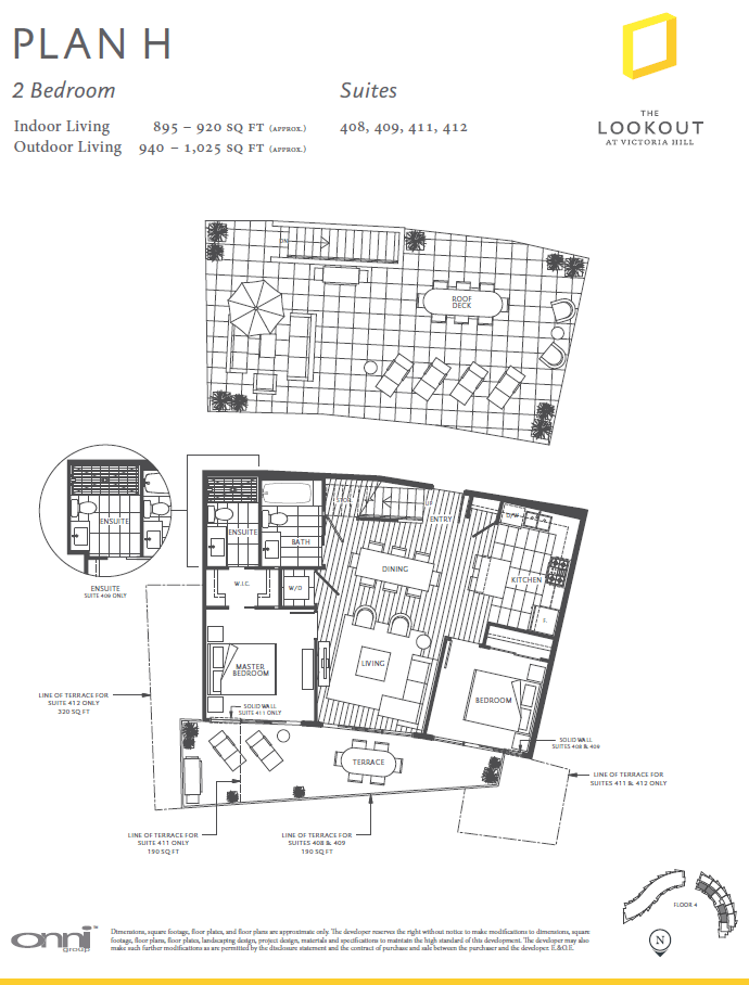 Floorplan H at The Lookout Victoria Hill homes