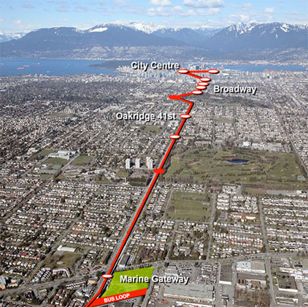 The LEED Gold Vancouver Marine Gateway project will change the skyline and community in this Cambie Street corridor.