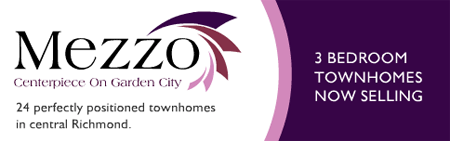 Presale Richmond Mezzo Townhomes in Garden City real estate district by Am-Pri Construction/Developers.
