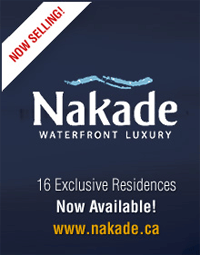 The luxury Nakade waterfront residences in Steveston are located in the London Landing master planned community in Richmond British Columbia.