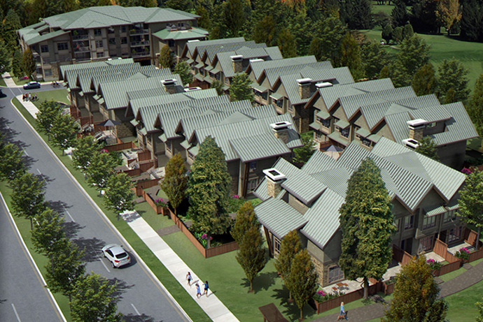 Master planned Deep Cove North Vancouver real estate development.