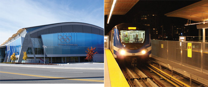 NOVA is close to the SkyTrain Canada Line and the airport.