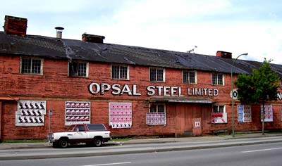 The old Opsal Steel Building.
