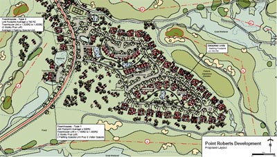 The golf resort homes for sale at the presale Point Roberts real estate property development are now releasing their first phase of sales.