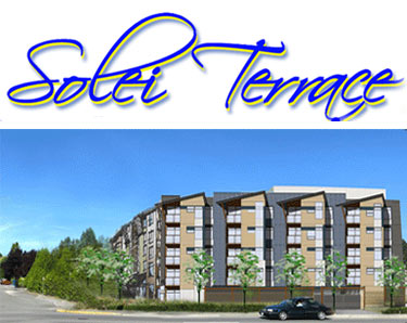 New Tsawwassen condos for sale at the Solei Terrace Tsawwassen real estate development features two bedroom suites from $289k.