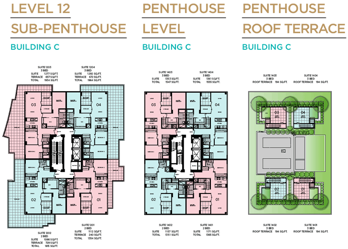 The One Penthouse in Vancouver for Building C.