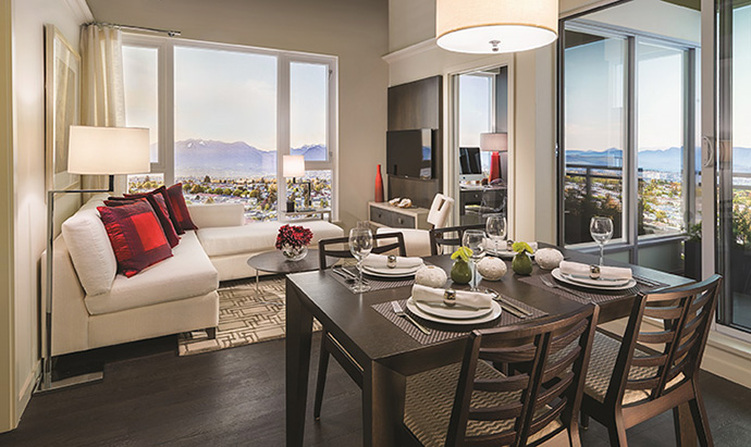 The beautiful and expansive living spaces at the WCCP Gardens floor plans.